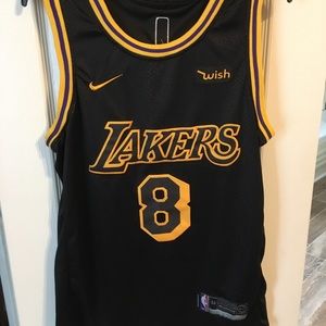 NBA Lakers Kobe Bryant Jersey Black M Nike